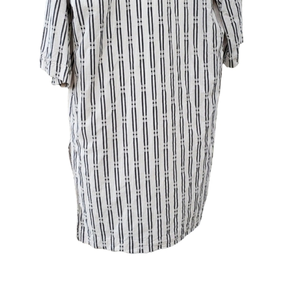 Universal Thread Linen Striped Open Front Kimono - Picture 9 of 12